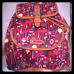 Colorful Lily Bloom Backpack